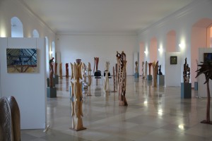 Blick in die Ausstellung von Klaus Jonski im Kloster Bad Schussenried - Foto ivk