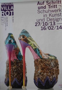 Plakat Ausstellung Schuhwerk Villa Rot Burgrieden - Foto ivk
