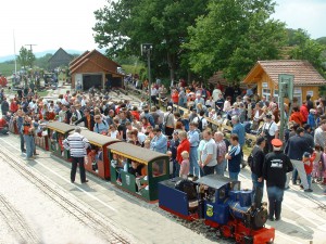Miniatur-Dampfbahn in Kuernbach