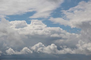 Wolken Cumulus Oberschwaben