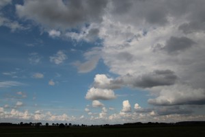 Wolken Cumulus Oberschwaben