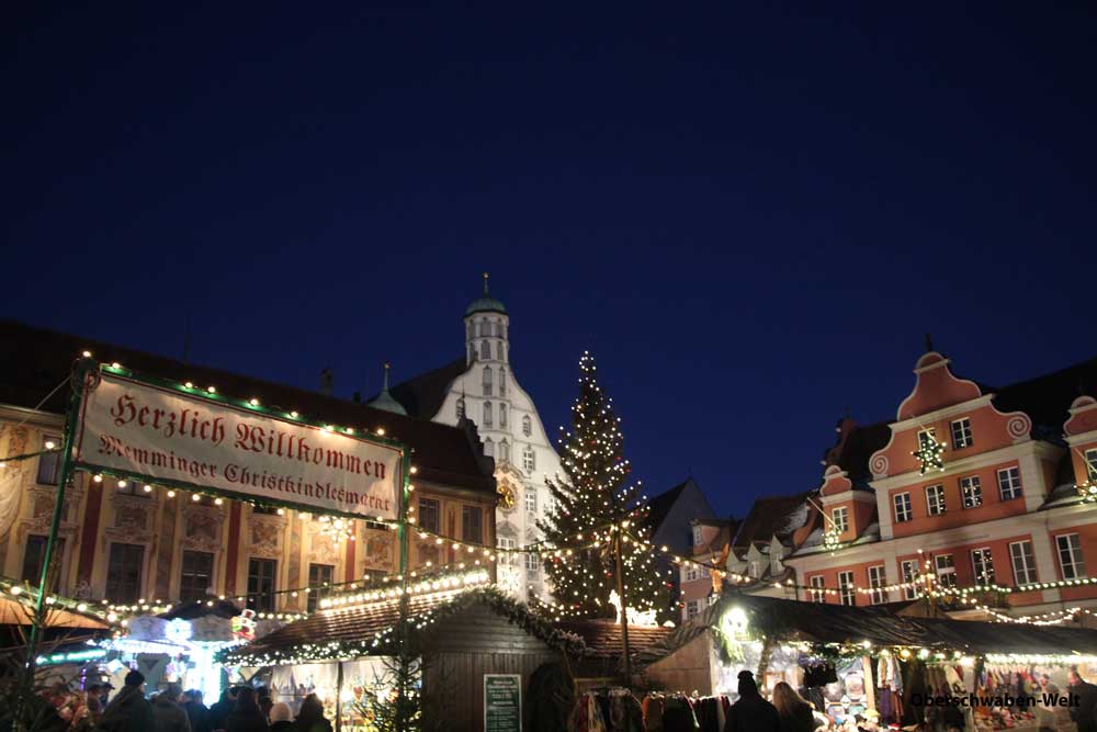 Christkindles Markt in Memmingen - Oberschwaben-Welt